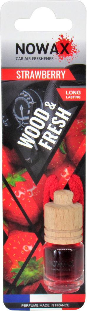 Ароматизатор для авто Nowax Wood Fresh Strawberry под сиденье (NX07712)