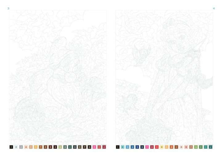 Розмальовка-антистрес Saisons disney за номерами 100 ілюстрацій (30116712) - фото 5 Розмальовка-антистрес Saisons disney за номерами 100 ілюстрацій (30116712) - фото 5