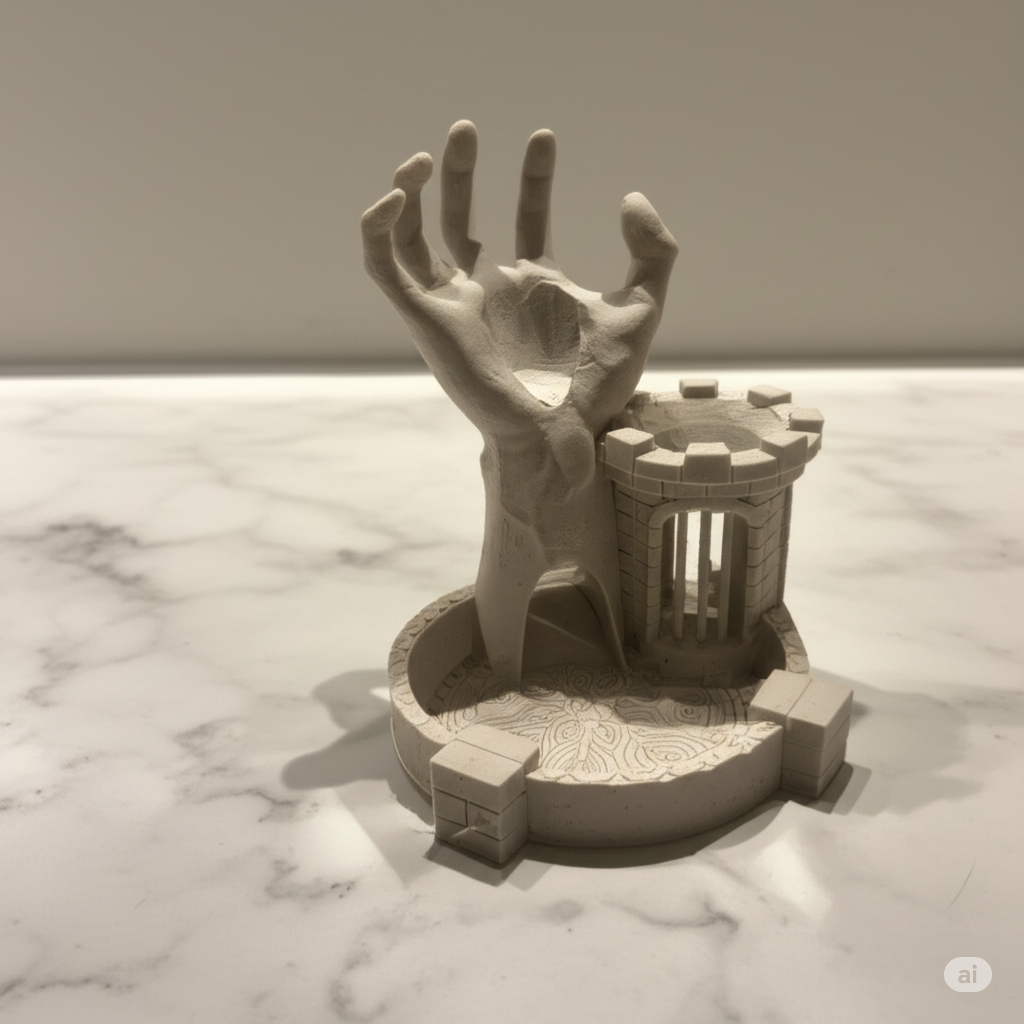 Вежа для кубиків Ефектна Dice Tower Рука Замку (0696) - фото 4