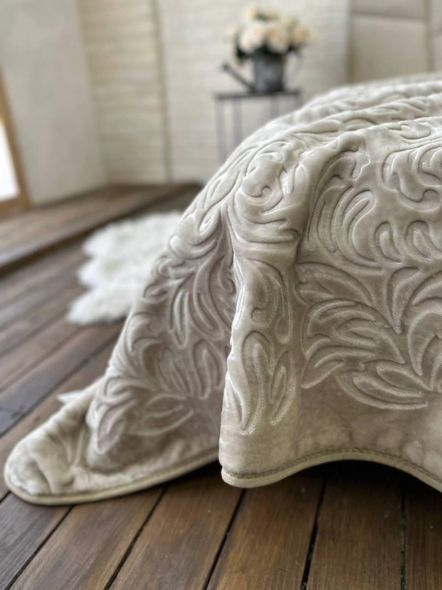 Плед 210х230 см Світло-сірий (Д-plush-pled-003) - фото 3 Плед 210х230 см Світло-сірий (Д-plush-pled-003) - фото 3