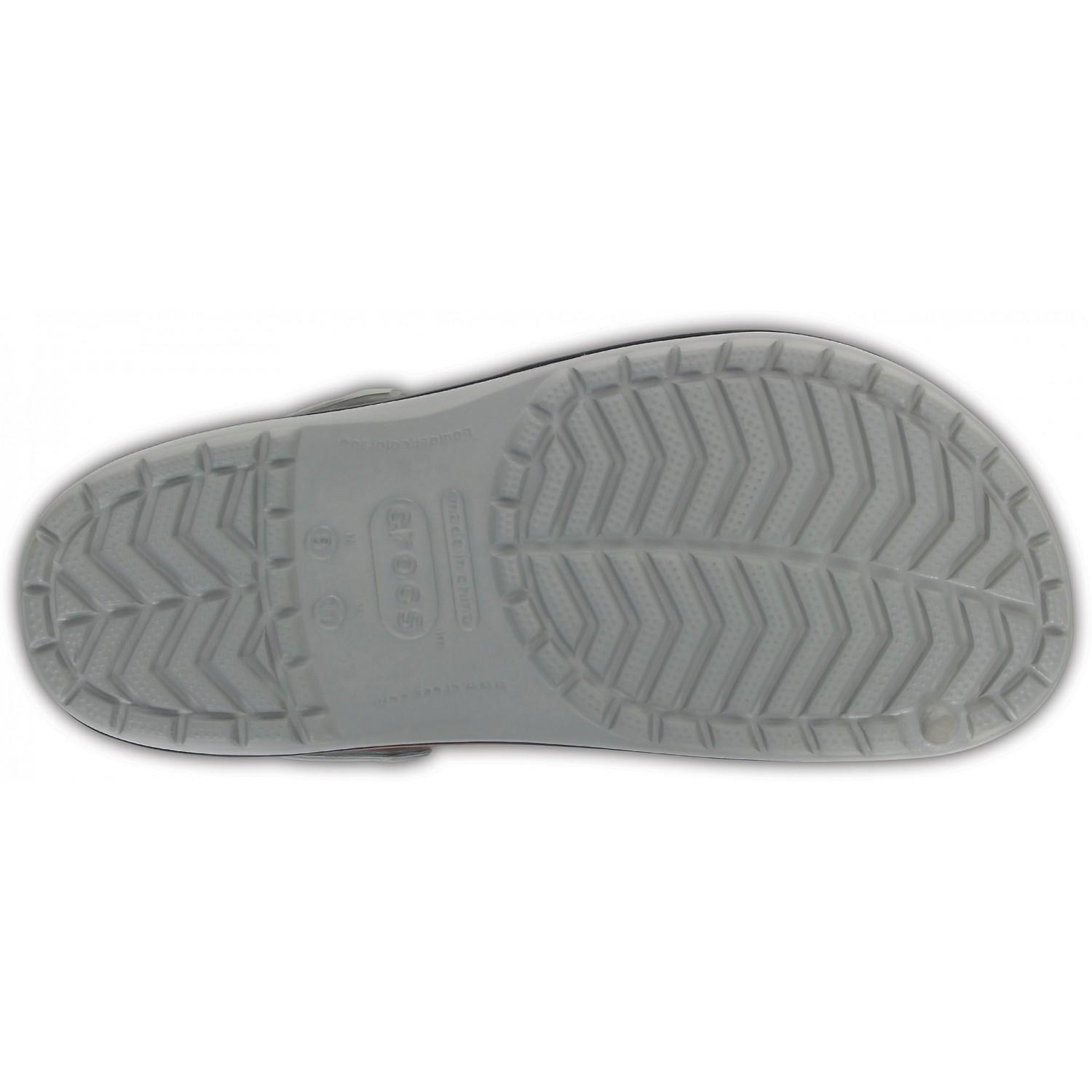 Сабо Crocs Crocband Clog M7W9 р. 39 25,5см Light Grey/Navy (11016) - фото 6