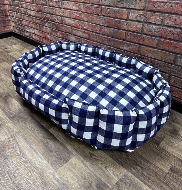 Лежак для котів та собак Comfort Home модель 2 Cell blue 60х45 см