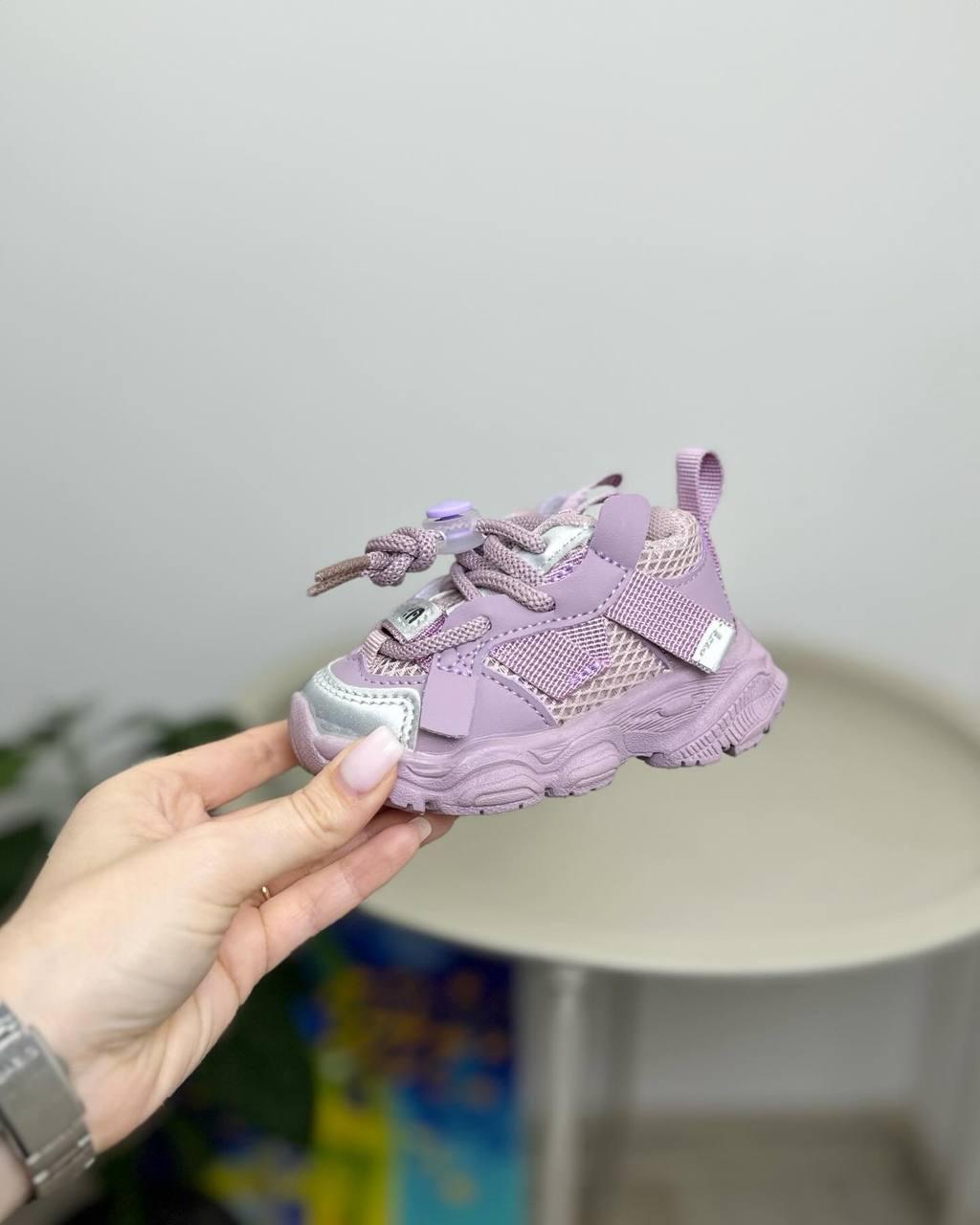 Кроссовки детские р. 18 Розовый (1291) - фото 4