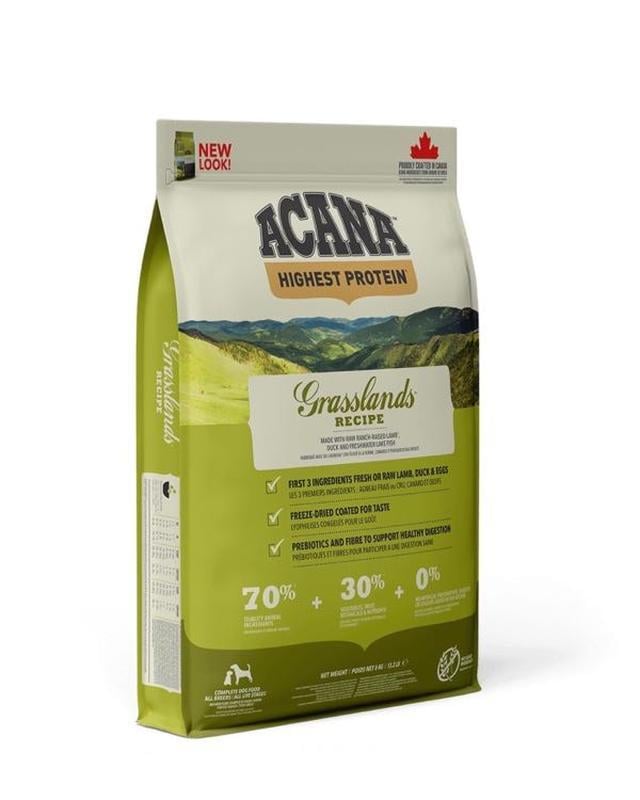 Корм сухий для собак усіх порід на всіх стадіях життя Acana Grasslands Recipe (a54260) Корм сухий для собак усіх порід на всіх стадіях життя Acana Grasslands Recipe (a54260)