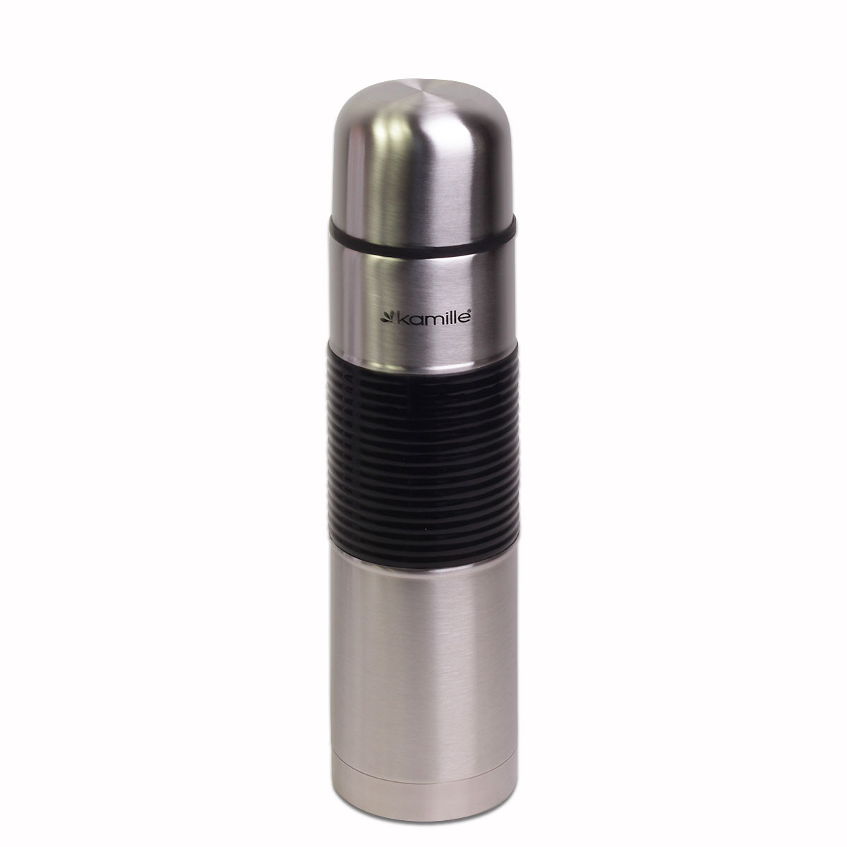 Термос Kamille 750 мл из нержавеющей стали с резиновой вставкой KM-2210