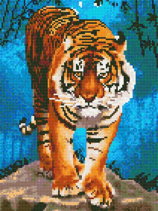 Алмазная мозаика Rainbow Art Тигр 30x40 см (EJ1255)
