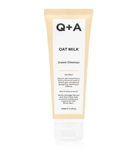 Очищувальний крем для обличчя Q+A Oat Milk Cream Cleanser 125 мл (5060486264353)