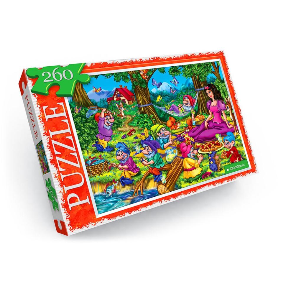 Пазлы детские Danko Toys Белоснежка 260 эл. Красный (IP-177-P-273)
