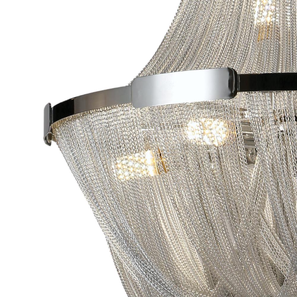 Люстра Levistella 908D0084-8 Неоклассика из цепей Silver (1887929003) - фото 4