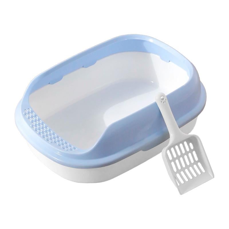 Туалет для кошек Taotaopets 226611 с лопаткой 40х29х13,5 см Light Blue (3004920780)