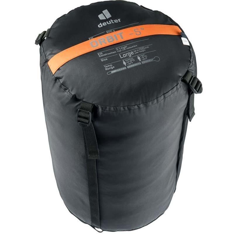 Спальный мешок Deuter Orbit -5° L левый Mandarine/Ink (3701822 9314 1) - фото 5