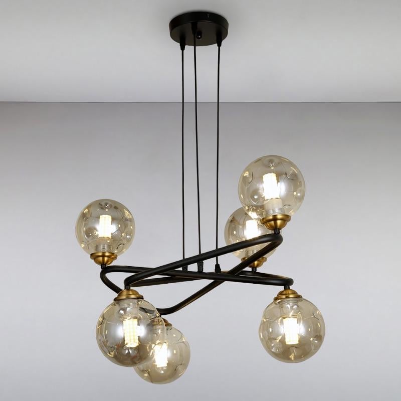 Люстра подвесная Light House LS-15225-6 Черный Люстра подвесная Light House LS-15225-6 Черный