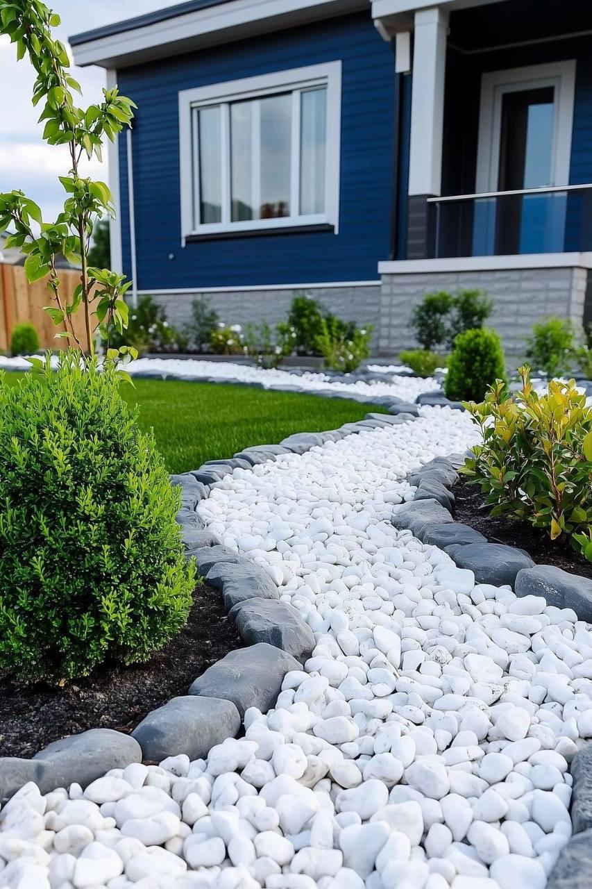 Галька мармурова фр. 8-13 мм Білий (2330) - фото 2 Галька мармурова фр. 8-13 мм Білий (2330) - фото 2