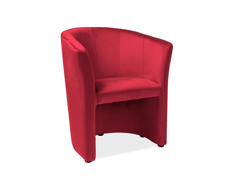 Кресло TM-1 VELVET Бордовый/Венге (TM1V59)