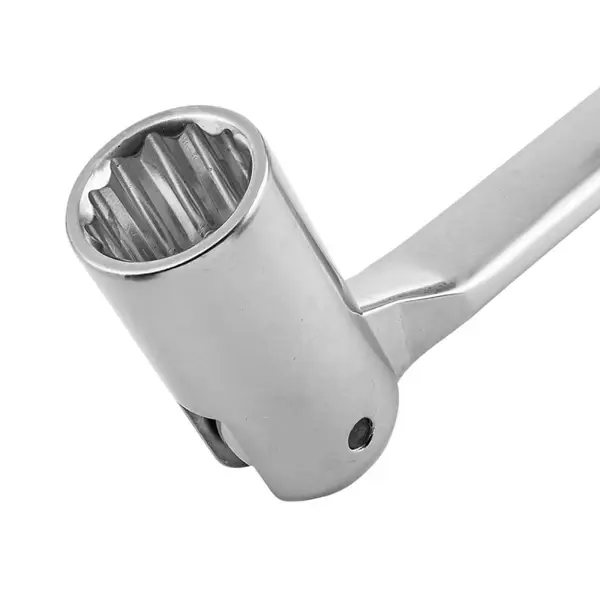 Ключ торцевий двосторонній з шарніром 17х19 мм (7521719) - фото 2 Ключ торцевий двосторонній з шарніром 17х19 мм (7521719) - фото 2