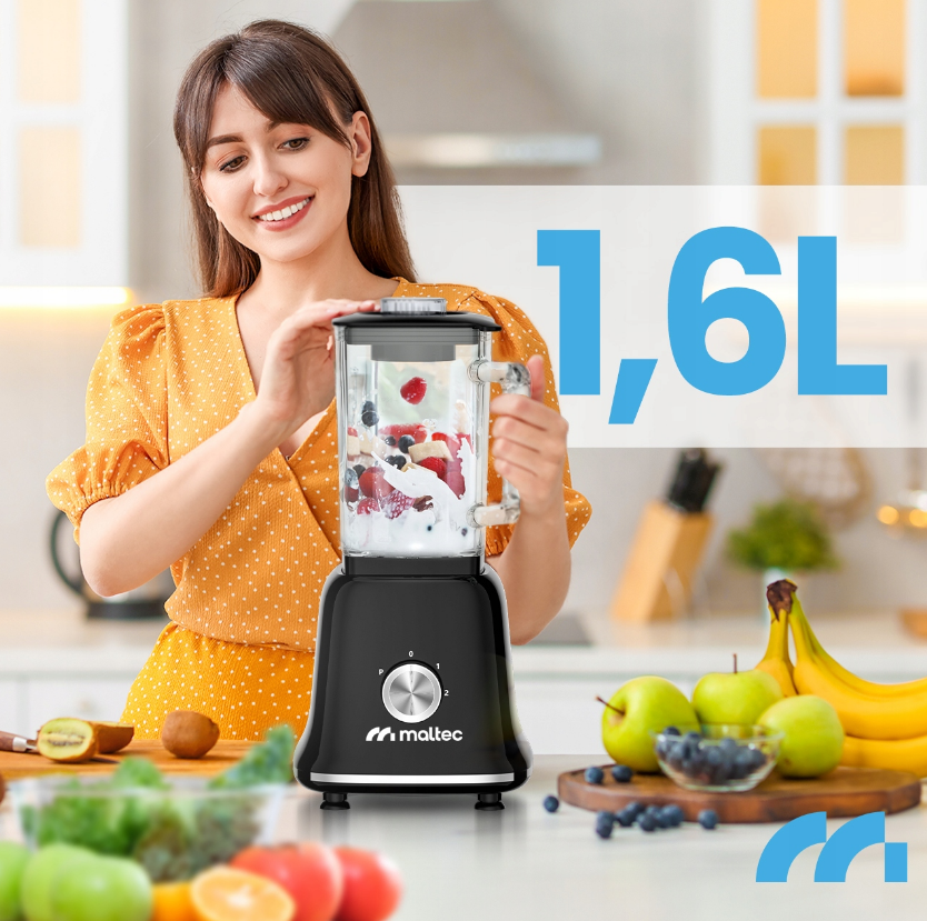 Блендер із чашею Maltec 1,6 л 1800 Вт - фото 5