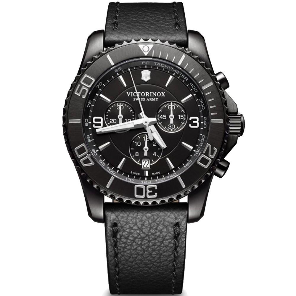 Наручные часы мужские Victorinox Swiss Army Maverick Chrono кварцевые Black (V241786)