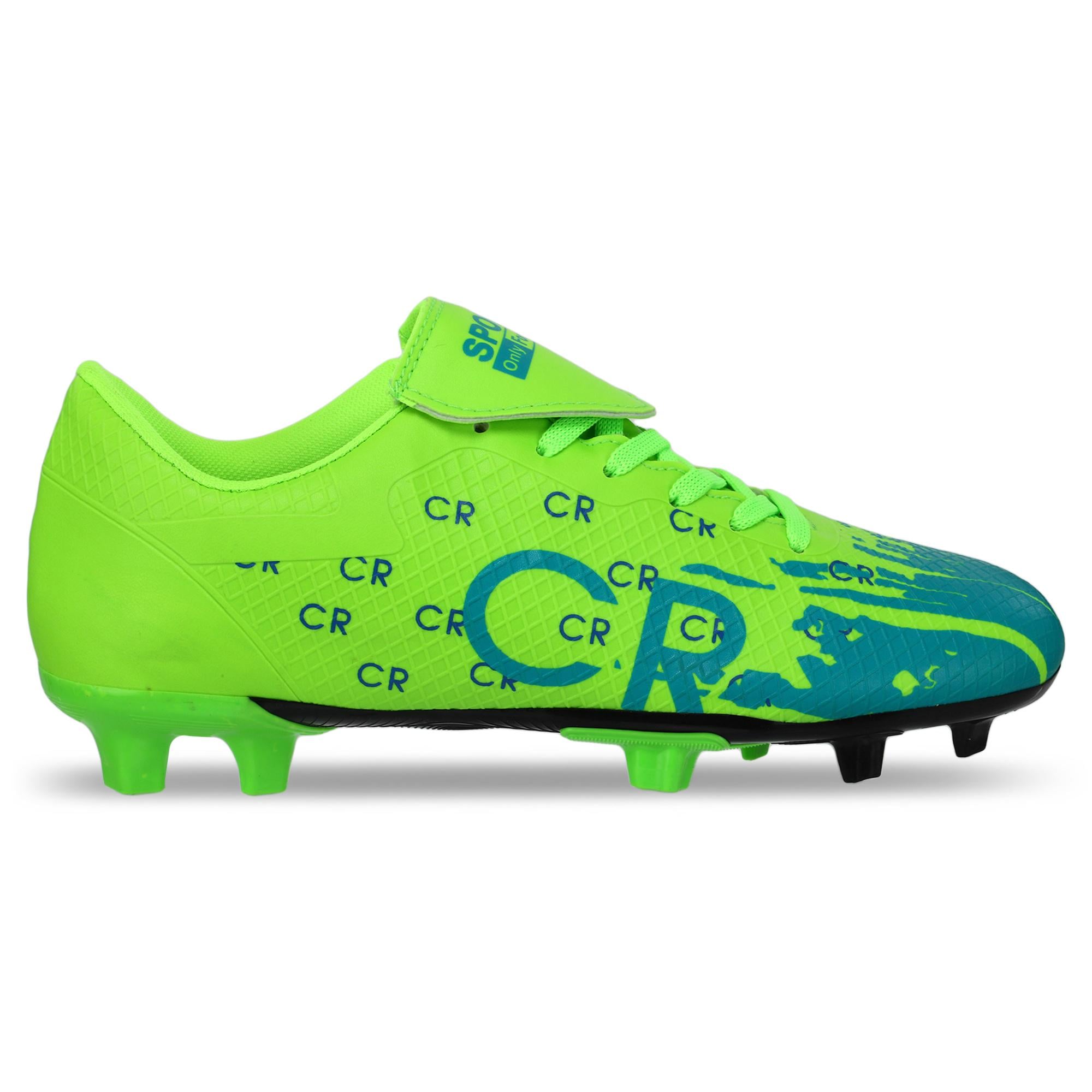 Бутсы футбольные Sport CR7 р. 40 Салатовый/Голубой (6001-40-45)