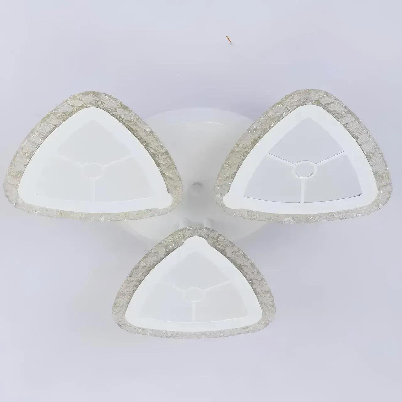 Люстра стельова світлодіодна Valeso V K39932-3+1 WT з пультом 91W (00000140499)