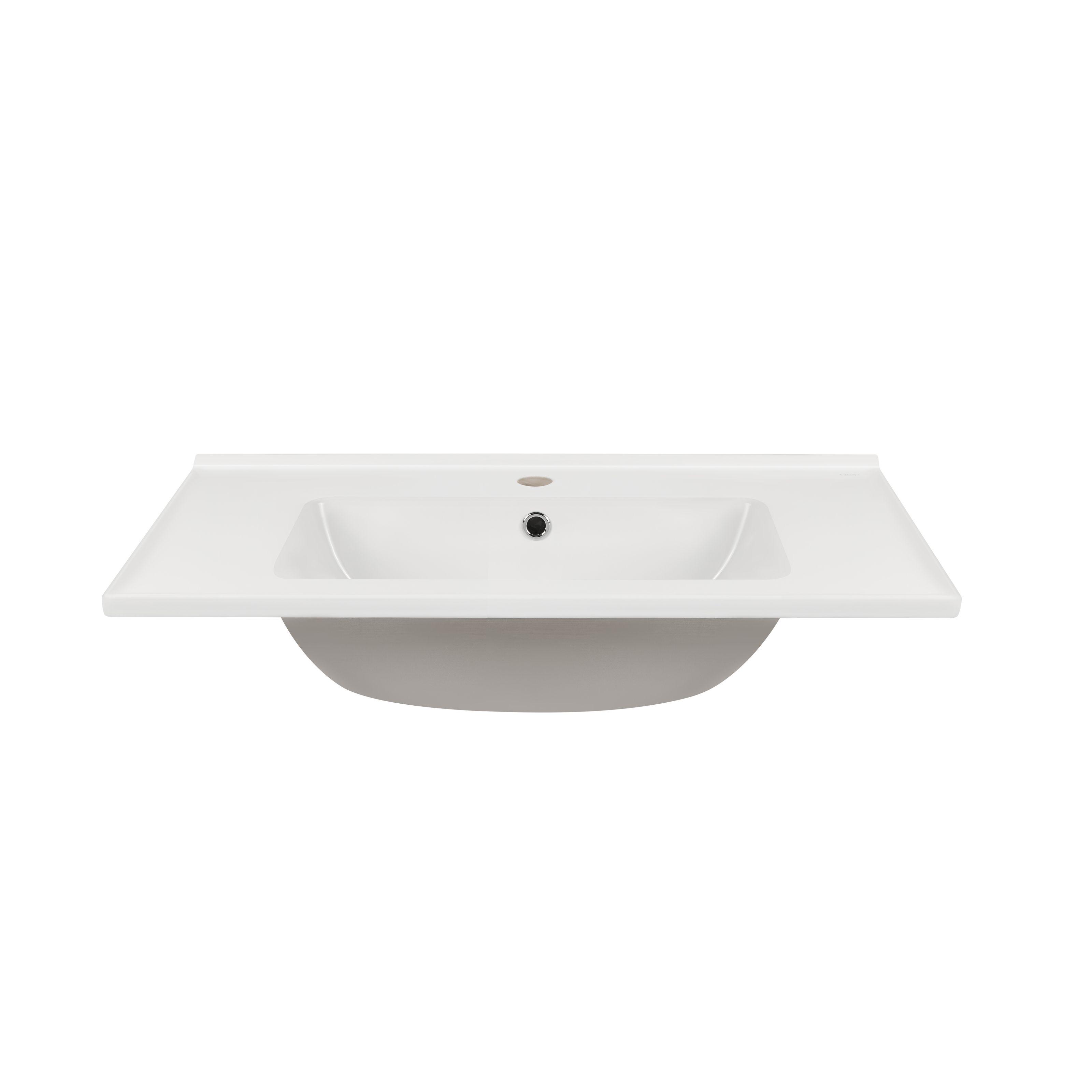 Умывальник врезной Q-tap Albatross E49 QT01119070E49W 700x490x200 мм Белый (115769)