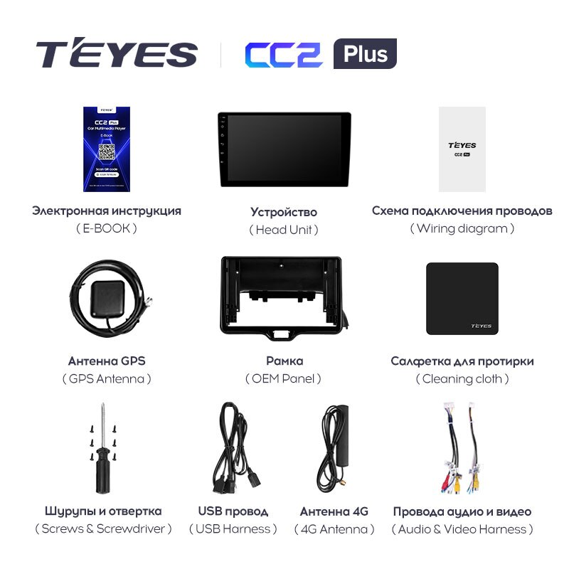 Автомагнітола штатна Teyes CC2 Plus для Toyota Yaris/Vios 2020-2022 Android (1795458808) - фото 2