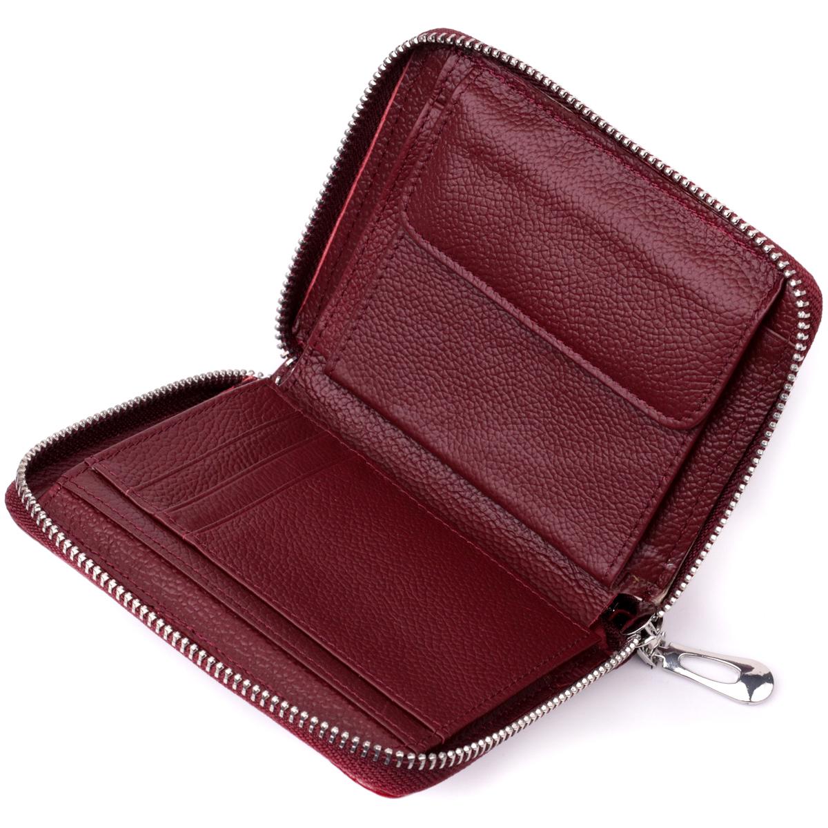 Гаманець жіночий шкіряний ST Leather 22450 Бордовий - фото 3