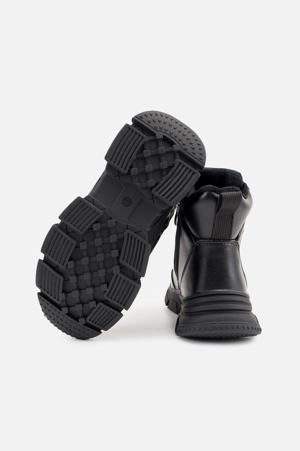 Ботинки детские зимние ЦБ-00260725 для мальчика р. 34 Черный (29086023) - фото 5