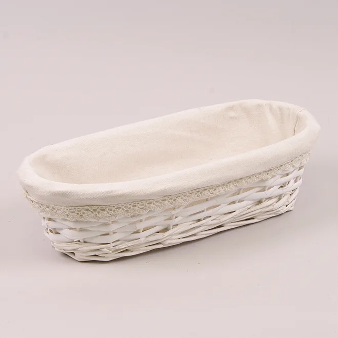 Корзина с тканью Flora Белый (5843)