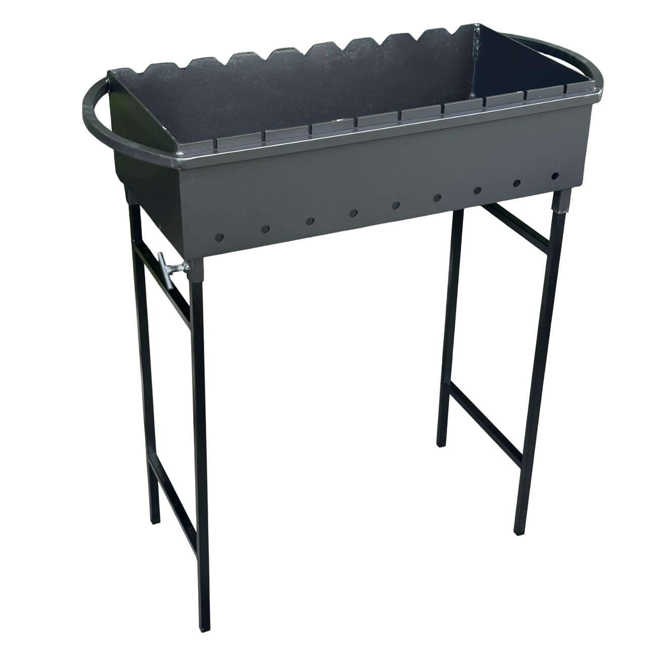 Мангал Розбірний Гектор зі знімними ніжками на 9 шампурів 3 мм (MN9-3) - фото 1