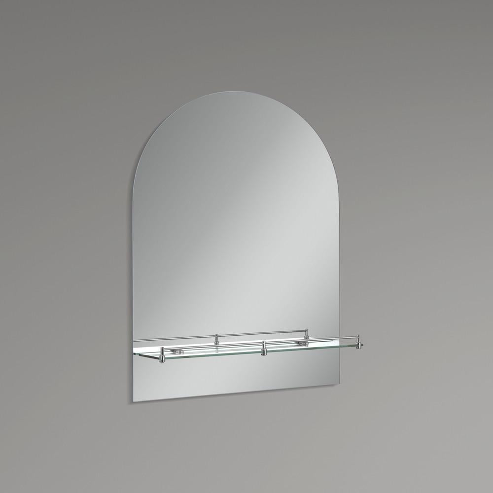 Дзеркало настінне Zerix LAGUNA MRZ03 прямокутне з полицею 800x700 мм (OL-ZX5623) - фото 2