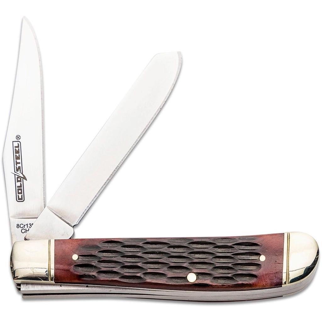 Ніж складаний мисливський Cold Steel Mini Trapper Jigged Bone (m384990)
