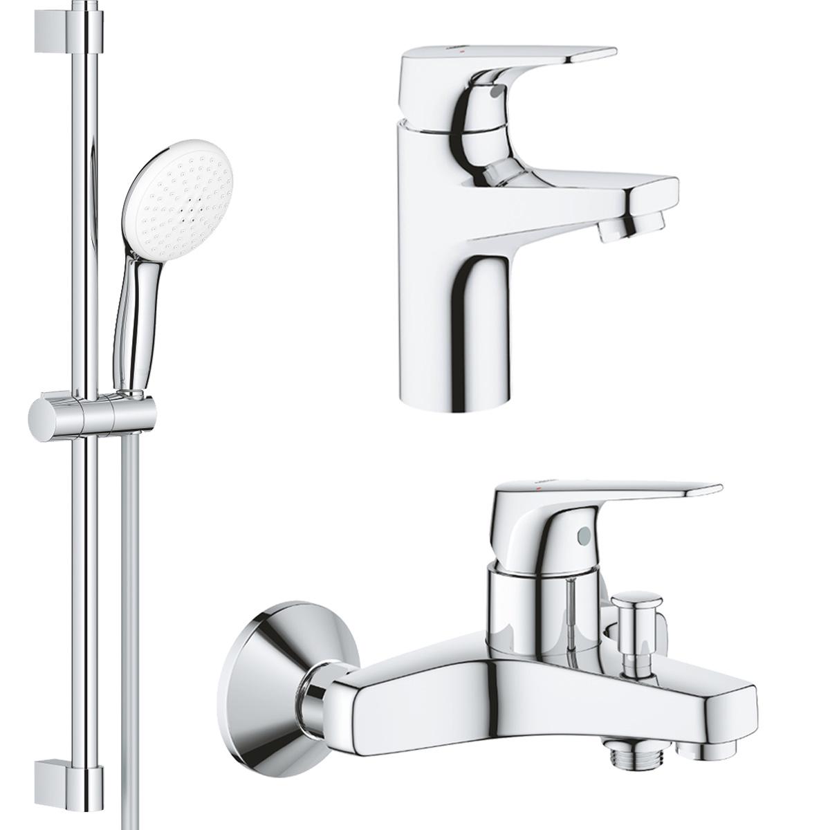 Набор смесителей для ванны Grohe BauFlow UA121624S1 Хром (218283)