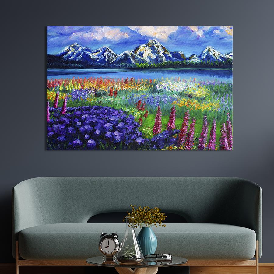 Картина на холсте Живописный пейзаж 51x34 см (553-1)