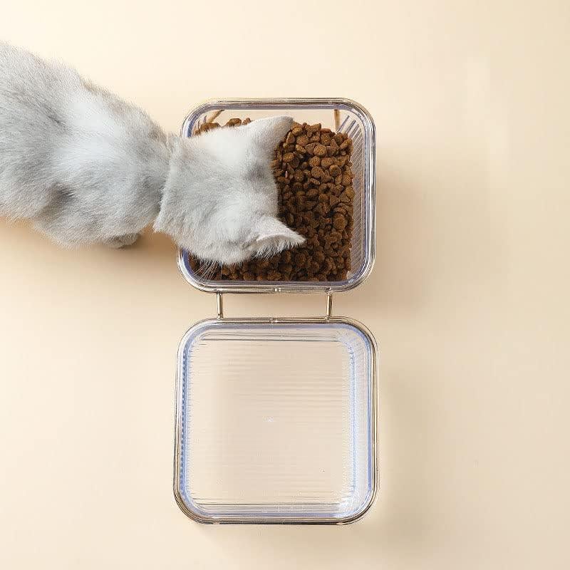 Миска двойная для кошек и собак GOLD Square на подставке 2х1000 мл (2031618172) - фото 4 Миска двойная для кошек и собак GOLD Square на подставке 2х1000 мл (2031618172) - фото 4