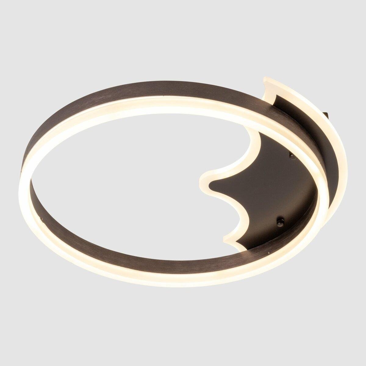 Люстра светодиодная Sirius с акриловым рассеивателем 80W 3000-6500К Черный (N 5198/400 (80W))