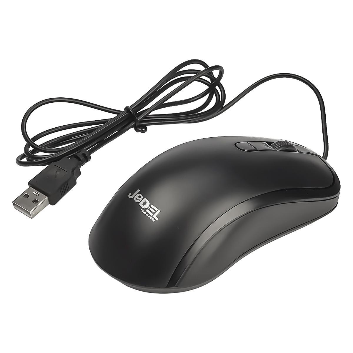 Комп'ютерна мишка Jedel CP82 USB 1000dpi оптична без підсвічування Чорний (629303) - фото 3 Комп'ютерна мишка Jedel CP82 USB 1000dpi оптична без підсвічування Чорний (629303) - фото 3