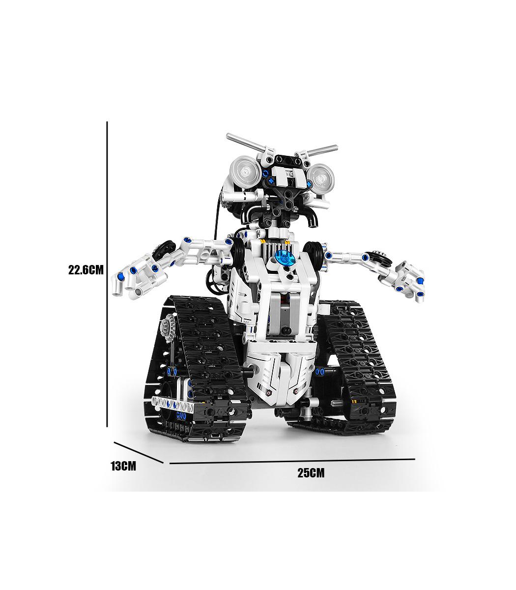 Конструктор робот на радиоуправлении Transbot STEM RC Control WALL-E ВОЛЛ-И 3в1 программируемый 606 дет. (15046) - фото 5