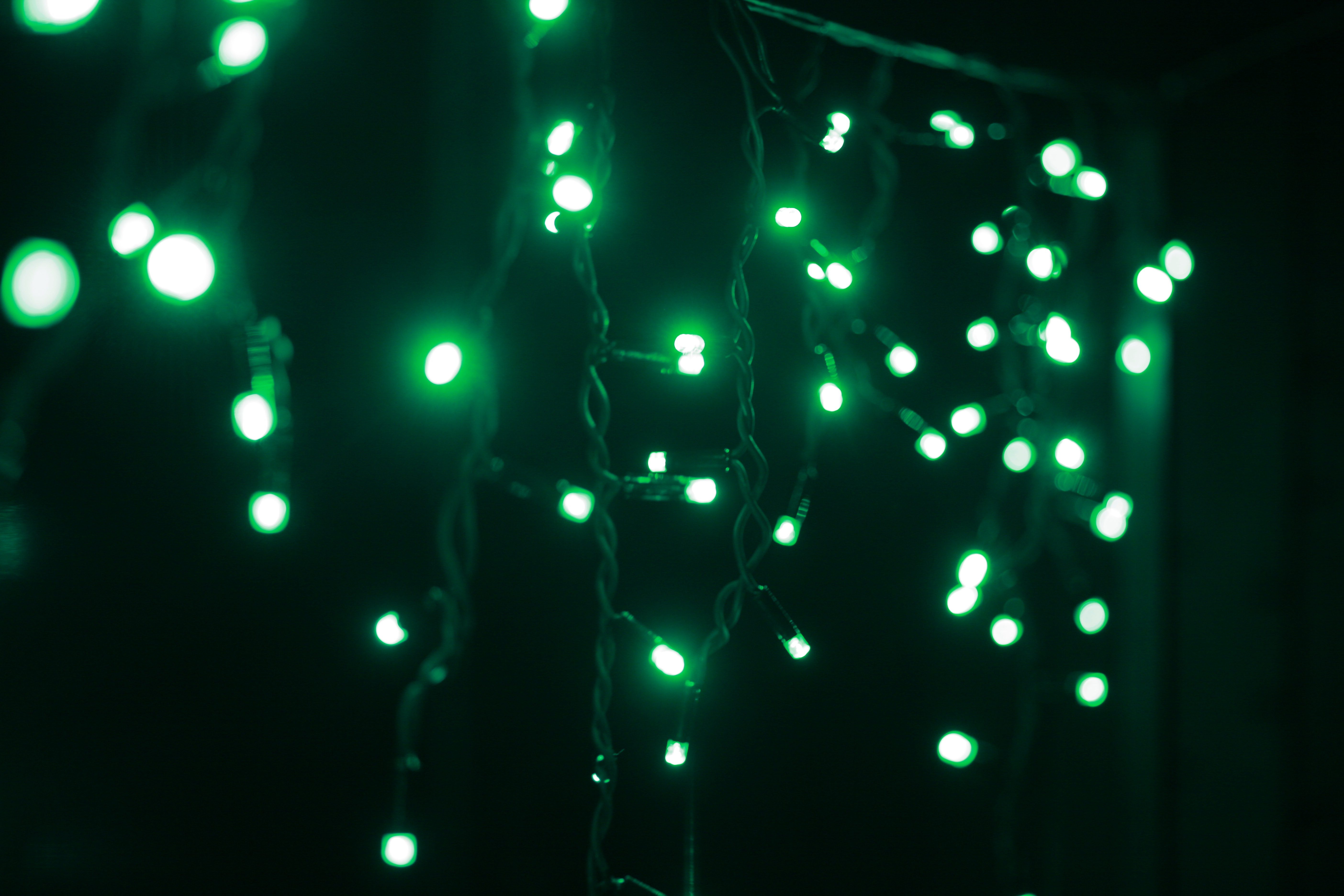 Гірлянда вулична lumion нитка 100led 10m 230v колір зелений / чорний ip44 en