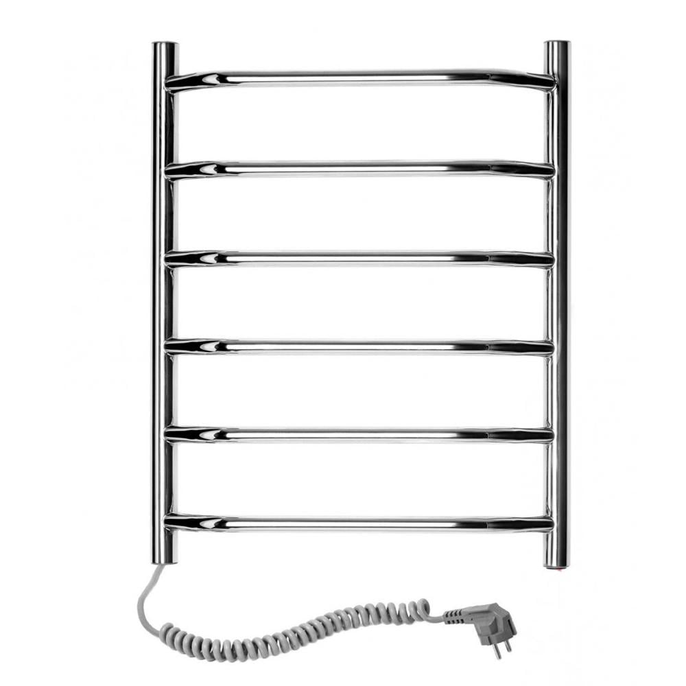 Полотенцесушитель электрический SANTAN Лестница Блюз левосторонняя нержавеющая сталь 480х600 мм (113190)