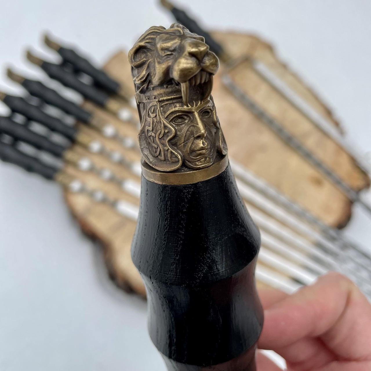 Шампур для шашлику Gorillas BBQ SKK11 Воїн із нержавіючої сталі 1 шт. 45 см (2620472402) - фото 2