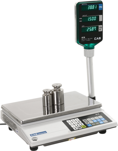 Весы торговые CAS AP-1 15M (30414750)