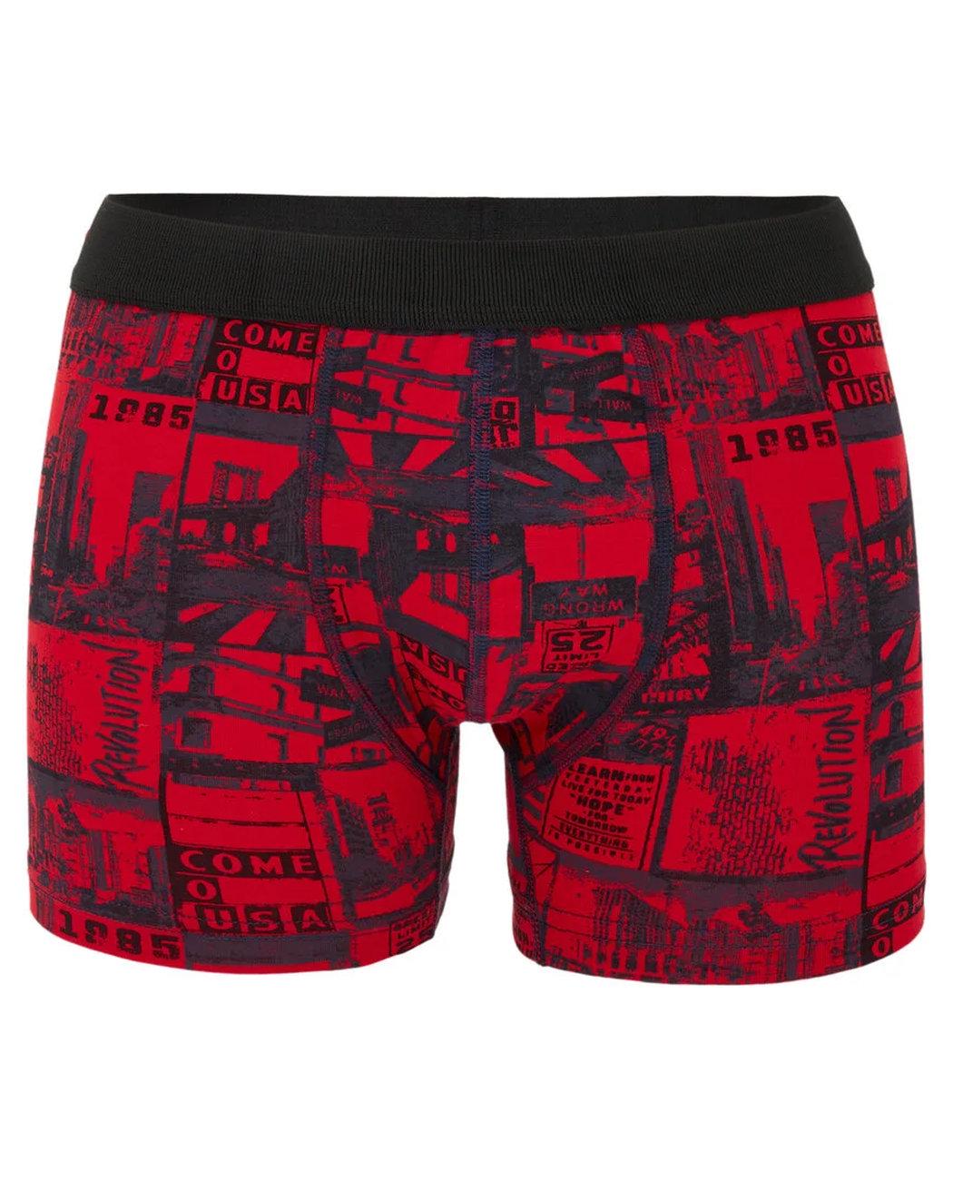 Трусы-боксеры мужские DonJoy DJ104CITYRED City L Красный (6941904809711)