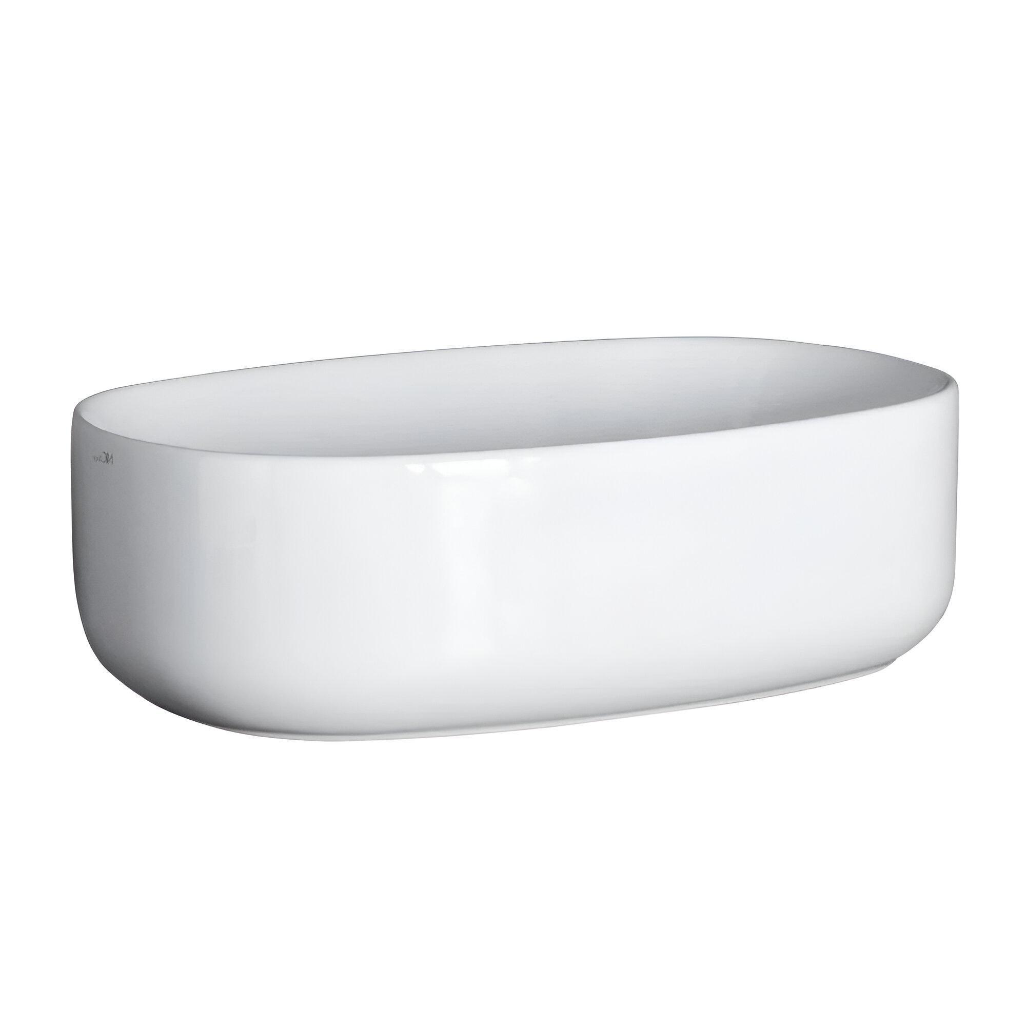 Умывальник на столешницу Nic Design Semplice 60х40х15 см Белый матовый (001377003)