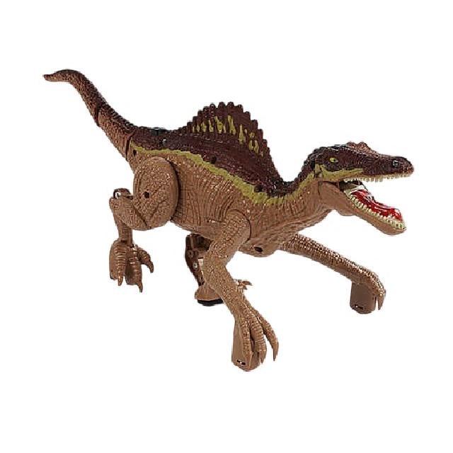 Динозавр на радиоуправлении Dinosaur World аккумулятор 3,7 V/пульт 2,4 G/музыка/со звуковыми эффектами/свет Brown (158755)