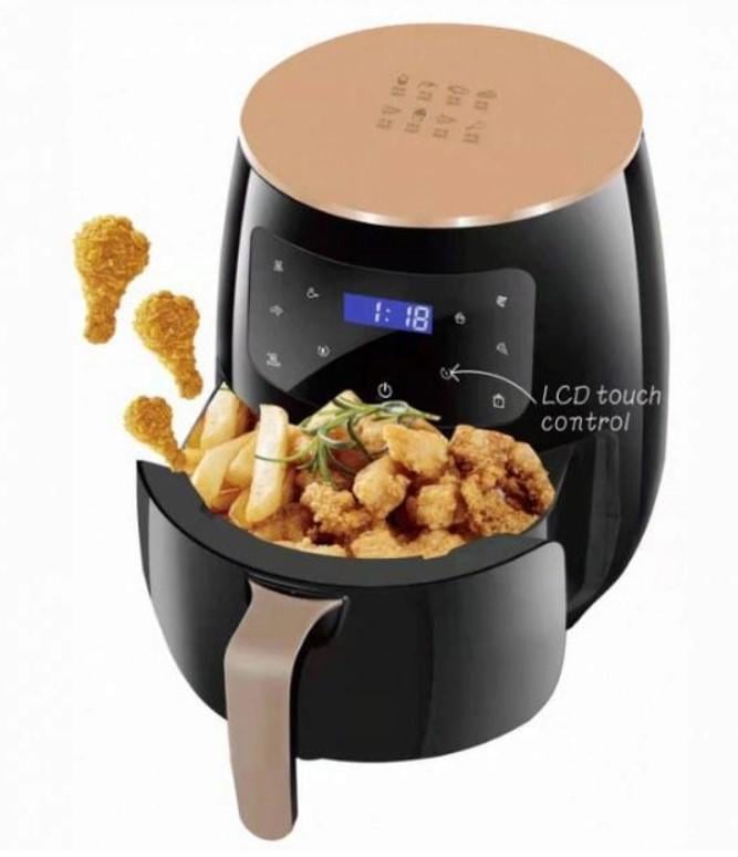 Аерогриль Air Fryer Su Tai ST 505 1800 Вт 6 л Чорний (546575687) - фото 2