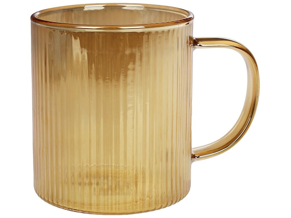 Кружка ребристая 350 мл Амбер (BDI-992-237)