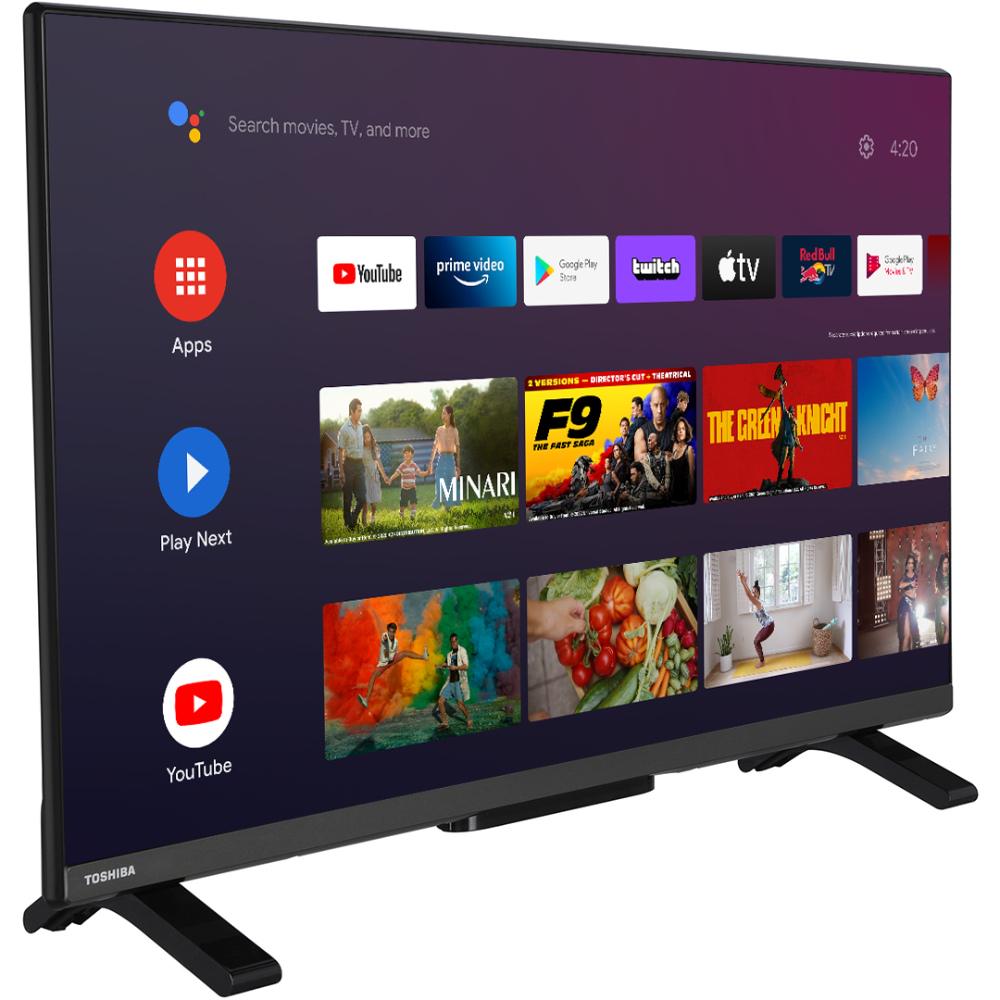 Телевізор Toshiba 32LA2E63DG 32" HD LED T2 Android 11 2x6W Dolby Digital HDMI Wi-Fi VESA 75x75 M4 Black (32LA2E63DG) - фото 2 Телевізор Toshiba 32LA2E63DG 32" HD LED T2 Android 11 2x6W Dolby Digital HDMI Wi-Fi VESA 75x75 M4 Black (32LA2E63DG) - фото 2