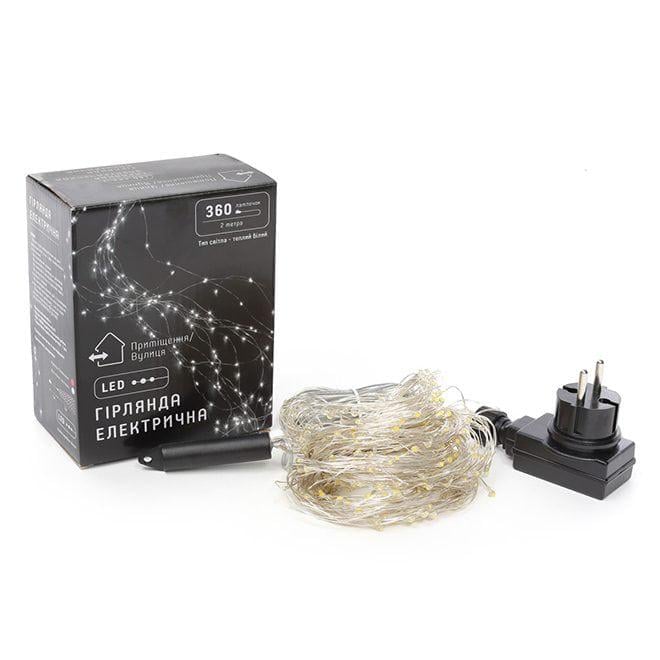 Гірлянда-пучок Flora з функцією миготіння 360 міні-LED 18 ліній по 2 м 20 діодів (12916) - фото 2