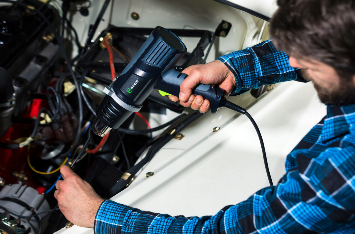 Фен будівельний Wuber з регулюванням температури 2000 Вт 600 ° C - фото 10 Фен будівельний Wuber з регулюванням температури 2000 Вт 600 ° C - фото 10