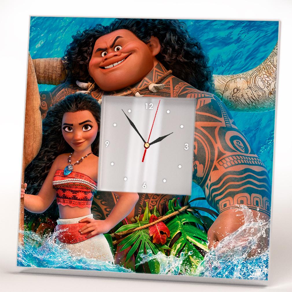 Годинник дитячий з героями мультфільму "Ваяна" 260x260 мм (C03829)